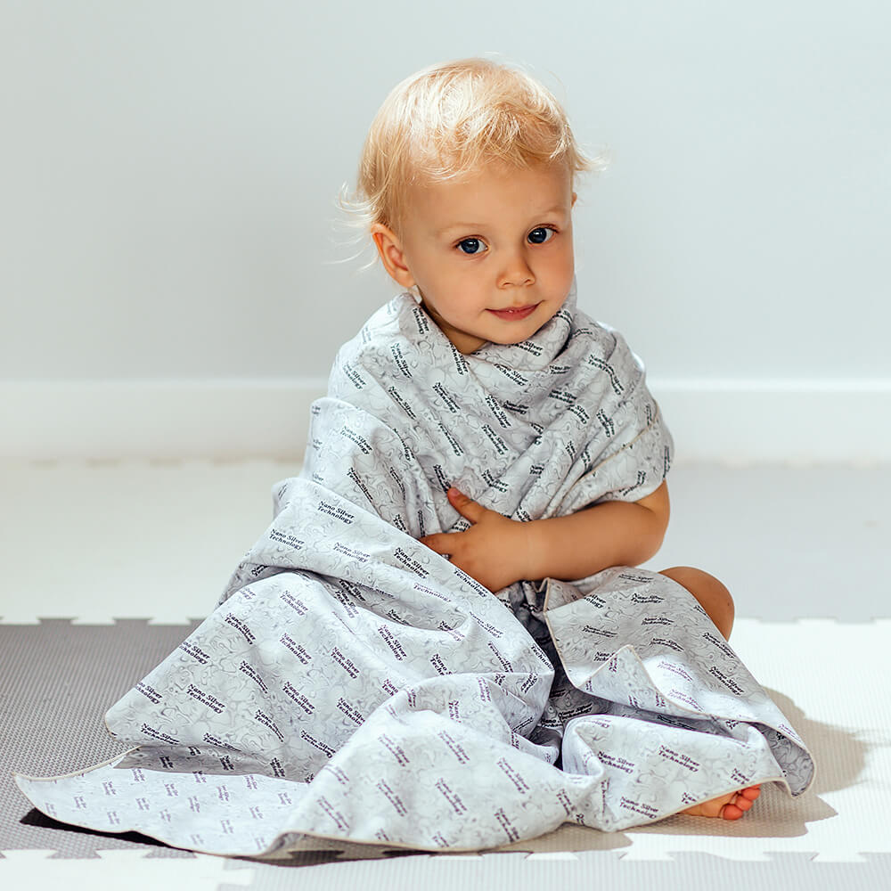 Handduk Subeam Grå Sport 150x70cm