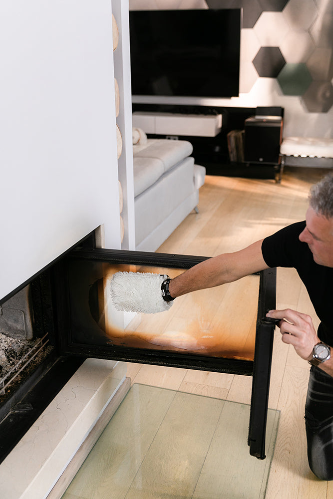 Vit handske för barn