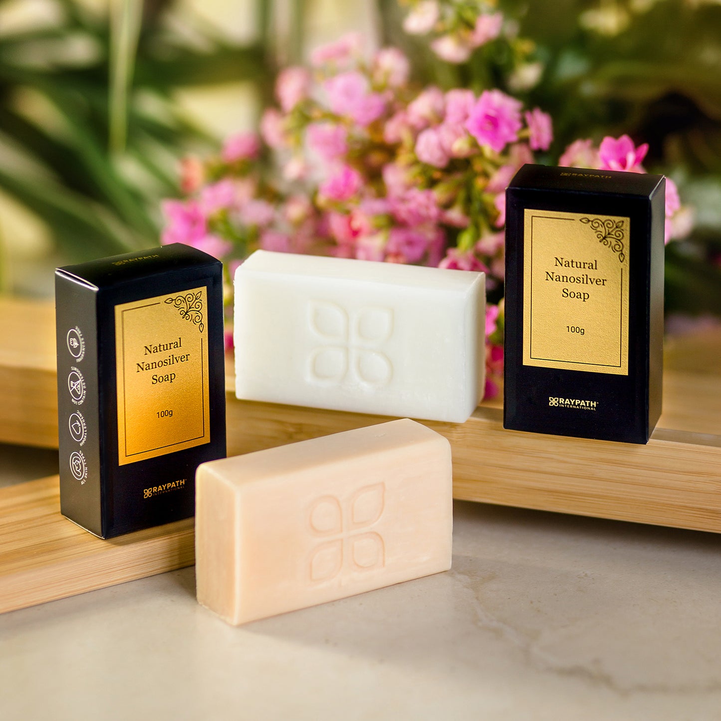 Tvål Vit med Nanosilver 200g