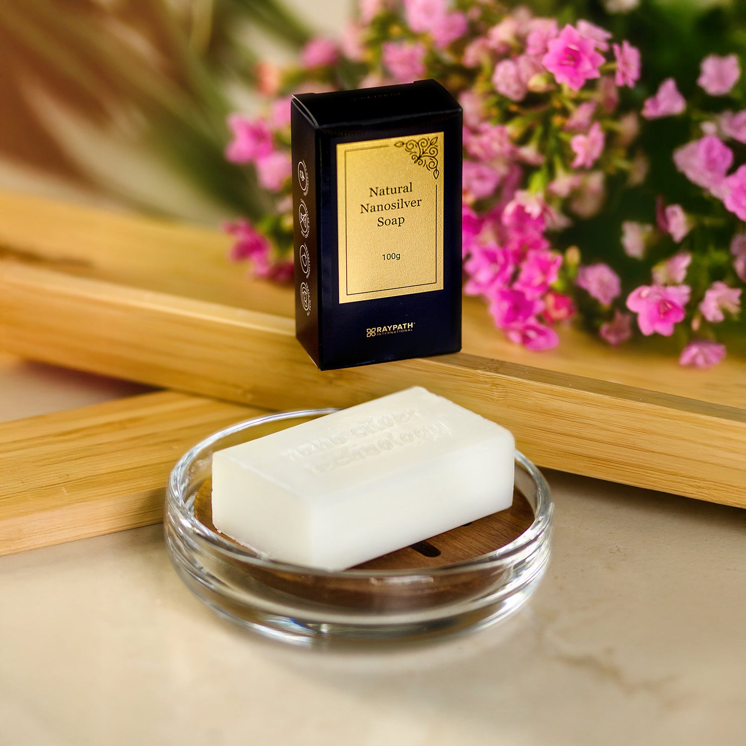 Tvål Vit med Nanosilver 100g